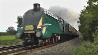Steam Locomotives At Speed !!