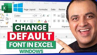 How To Change Default Font And Font Size In Microsoft Excel