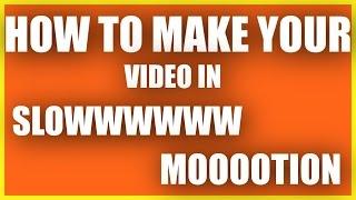 How To make Slow Motion Video in Sony Vegas 13, 14, 12