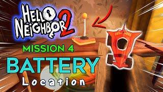 Hello Neighbor 2 Toy Car Battery Location (Security Camera Tip) Mission 4