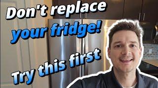 Whirlpool Fridge won't cool! Quick and cheap fix.