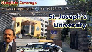 Admissions Open| Apply Online| St. Joseph's University| Bengaluru| B. Com| BBA| M.Sc| B. Sc| M.Sc