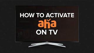 How to activate aha on TV