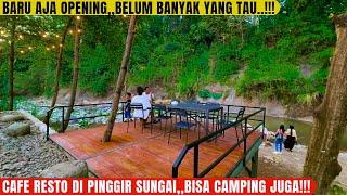 SENTUL TERBARUUU..BISA SAMBIL MAIN AIR DI SUNGAI..! Di Sungai Sentul | Cafe Di Sentul Yang Lagi Hits