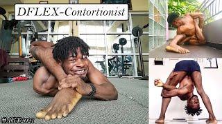 Contortionist Dflex - Performance With His Best Contortion | America's Got Talent 2021