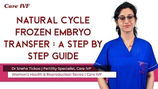 Frozen Embryo Transfer : Natural Cycle | Care IVF Embryo transfer Pregnancy test ivf treatment