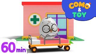Como and Toys | Claw Machine + More Episode 60min | Learn colors and words | Como Kids TV
