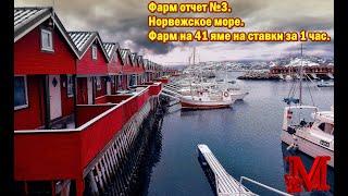 Фарм-отчет №3. Норвежское море. Яма 41м. Фарм на ставки. 25.05.23г.