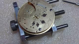 Taking apart pocket watch to get it to run, Illinois Springfield Watch Co., Part 2