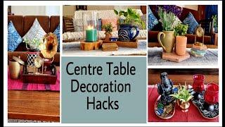 Center Table Decoration Ideas/Clutterfree Organized  Center Table For Your Livingroom