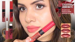 MAYBELLINE SENSATIONAL LIQUID MATTE LIPSTICKS SWATCHES | REVIEW | Part 2