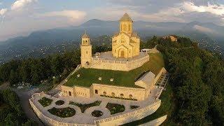 Georgia, Batumi 2018.Храм святой Троицы на горе Самеба в Батуми