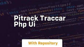 Pitrack traccar php ui