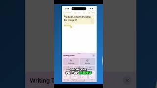 Polish Your Notes  with Apple Intelligence on the iPhone