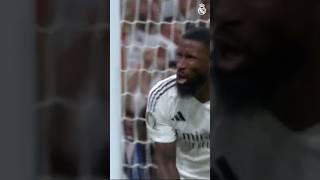  WHAT a header!   Rüdiger #UCL #RealMadrid #Football