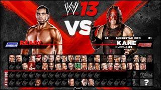 WWE '13 Gameplay KHALI KANE UNDERTAKER JOHN CENA LESNAR CM PUNK & More || WWE 2013 Gameplay ||