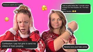 Reading Our Instagram DM's! Part 3 - Hailee And Kendra