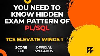 Wings 1 PL SQL New Exam Pattern | Full Syllabus PL SQL wings1