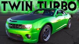 GREEN MACHINE! 750hp Twin Turbo Camaro Plays on the STREETS!