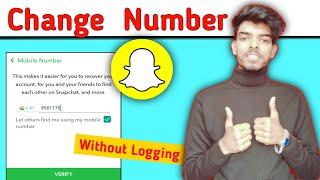 How To Change Mobile Number In Snapchat Without Logging In | Technical Ako