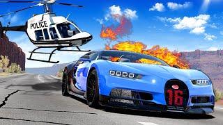 Police Chase with a HELICOPTER! (BeamNG)