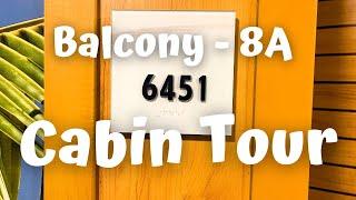 CARNIVAL RADIANCE BALCONY CABIN TOUR | STATEROOM 6451 | CATEGORY 8A