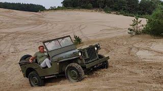 WWII Jeeps off-road hill climb (Full video link in the comments)