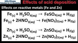 8.5 Effects and reduction of acid deposition (SL)