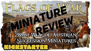 Flags of war miniature review. Border wars and War of Austrian succession