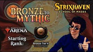  MTG Arena: Bronze To Mythic (Limited: Strixhaven Draft) - Episode 1 - Starting Rank: Bronze 4