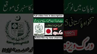 Japan Work Visa for Pakistani-Apply Now!