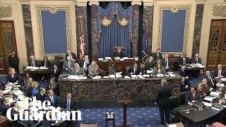 Trump impeachment: trial begins in US Senate – watch live