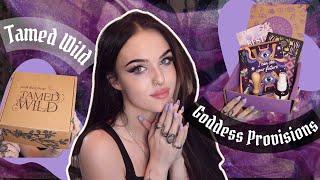 Goddess Provisions vs Tamed Wild : Witchy Unboxing  Best Spiritual Subscription Boxes for Witches