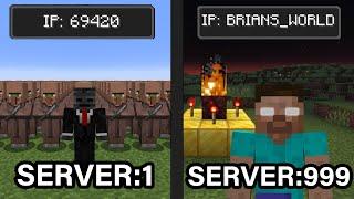 I Joined EVERY Minecraft Server.. Here's What Happened..