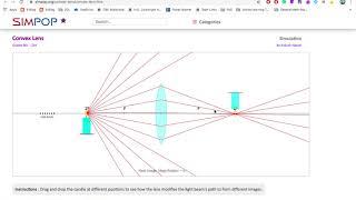 Convex Lens Simulation