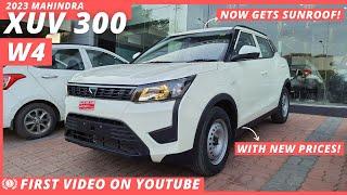 2023 Mahindra XUV 300 W4 variant - With updated features and pricing! | GA.Automotive