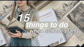 15 things to do for back to school 2022