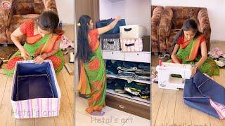 Clothe Bag Making From Old Clothes || Everyone Need This || Amazing Hacks || Storage Ideas