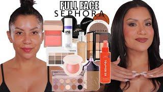 FULL FACE OF NEW FAVORITE SEPHORA MAKEUP + HAIR & FRAGRANCE | MagdalineJanet