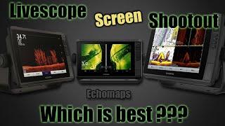 Best livescope screen???  Echomap screen shootout!