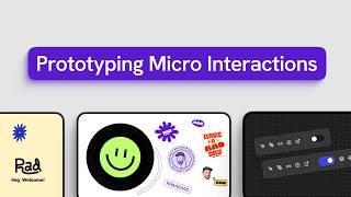 Making Micro Interactions is so fun | ADVANCED FIGMA PROTOTYPING & UI DESIGN TACTICS