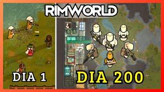 Como Eu Passei *200 DIAS* Eliminando O MUNDO INTEIRO No RIMWORLD! (Filme Completo)