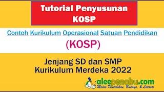 Tutorial Menyusun KOSP (Struktur) Kurikulum Merdeka 2022