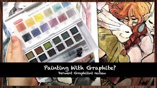 Painting with Graphite?- Derwent Graphitint paint Review