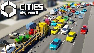 Traffic NIGHTMARE and Other Disasters in Cities Skylines 2!