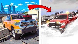 Building Biggest Snow Plow Trucks in GTA 5 RP!