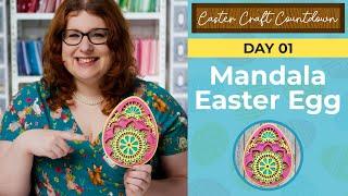 ECC Day 01  Mandala Egg Layered Cut File