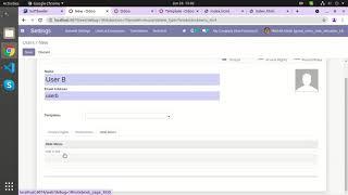 User Hide Menu & Group Allocation Odoo