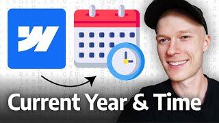 Show Current Year, Month and Time on Webflow Site