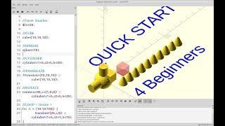 OpenSCAD Tutorial - Beginners Quickstart